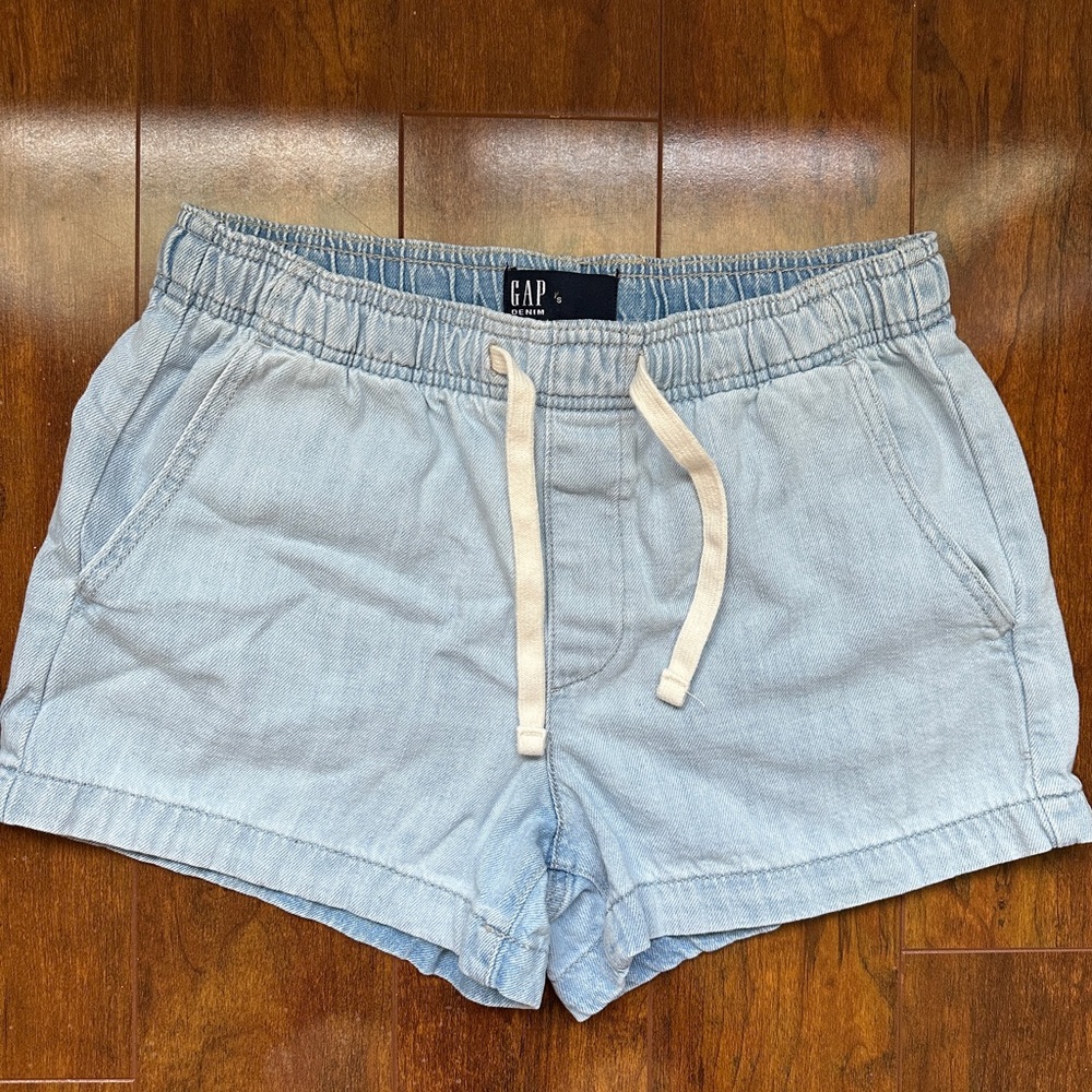 GAP Elastic Waist Tie Front Shorts SZ S